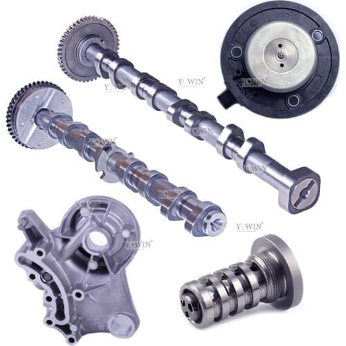 Engine Intake Exhaust Camshaft Timing Gear Assembly & Control Solenoid Valve For VW GTI Pas Tiguan AUDI A4 A5 TT 1.8TSI 2.0TFSI