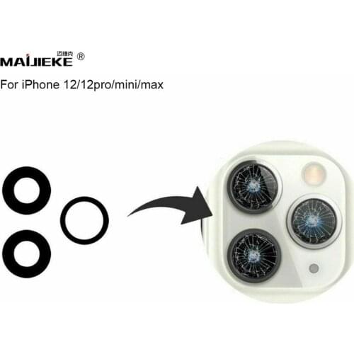 Back Camera Glass Lens Repair for Apple iPhone 12 pro max mini Rear Camera Lens For iPhone 11 pro max Camera Glass Replacement