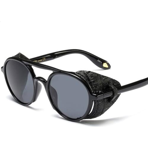 Girls Ladies 2019 Luxury Brand Vintage Steampunk Sunglasses Women Sun Glasses Steam Punk Goggles Gafas Oculos De Sol Feminino