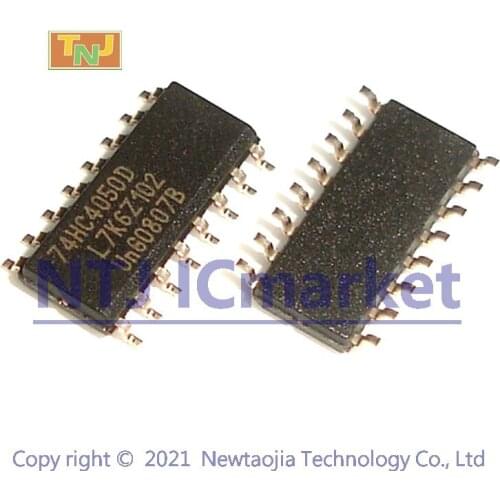 10 PCS 74HC4050D SOP-16 74HC4050 HC4050 SMD Hex high-to-low level shifter IC CHIP