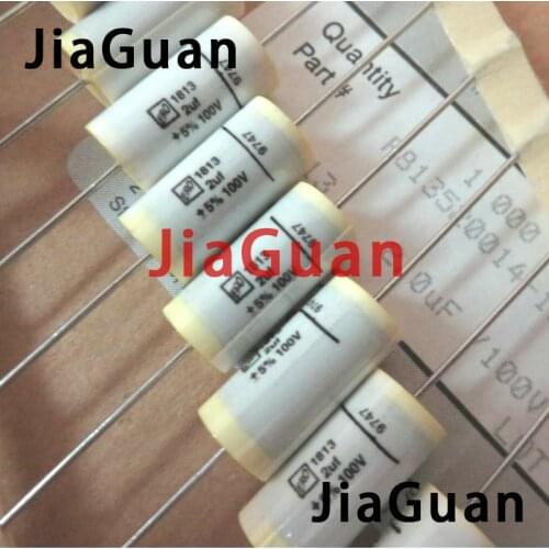 20PCS NEW VISHAY ERO MKT1813 2UF 100V 8.5X17.5MM axial film capacitor MKT 1813 205/100V 5% HiFi audio 2.0UF 205 100V