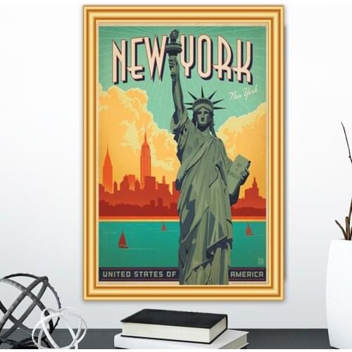 5D Diy Diamond Painting London Vintage Europe America City Landscape Cross Stitch Kit Embroidery Mosaic Art Picture Home Decor