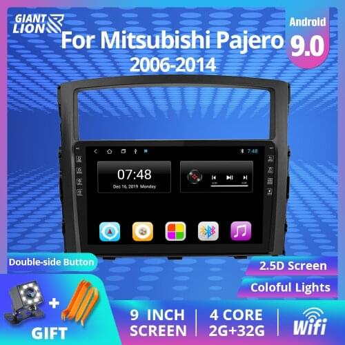 Car Radio For Mitsubishi Pajero 4 V80 V90 2006-2014 Car Multimedia Video Player Navigation GPS 2 Din Android 9.0 Stereo receiver