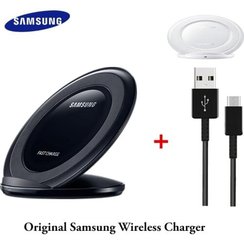 Original Samsung Qi Wireless Charger Pad For Galaxy S9 S10 S8 Plus S7 edge Note 9 8 10 plus For iPhone 11 X XR XS Fast Charging