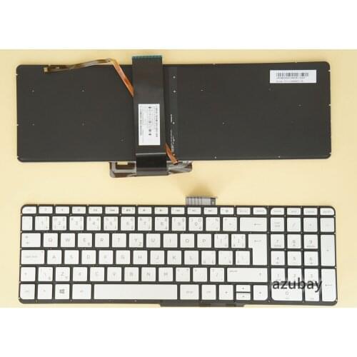 Czech Slovak Keyboard For HP Envy 15-U 15-U000 15-u000nc 15-u100nc 15-u201nc 15-u200nc X360 V140646DK1, Backlit, Silver