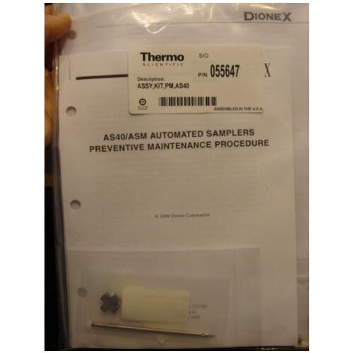 For ASM/AS40/AS-DV Diana Autosampler Maintenance Kit Performance Item No. 055647