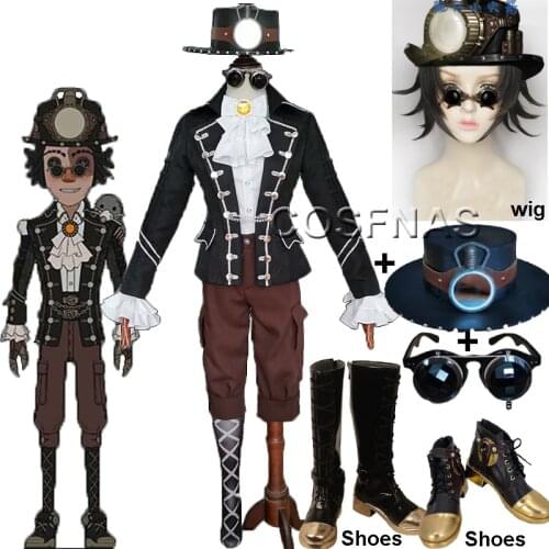 Game Identity V Cosplay Costume Prospector Campbell Cosplay Costume Mr.Mole Skin Costumes Uniforms Suits Anime Cosplay Full set