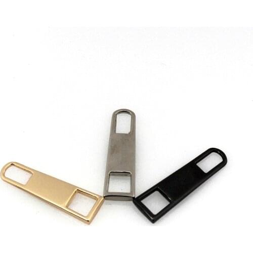 2pcs Metal Zipper Puller Repair Kits Slider Puller Instant Zipper Head Replacement For Broken Buckle Travel Bag Suitcase Garment