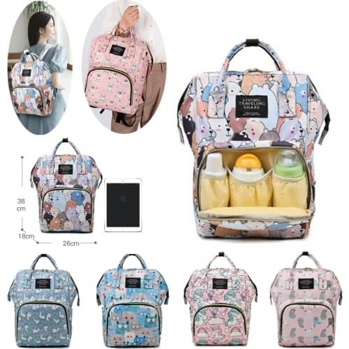 Fashion Mummy Maternity Nappy Diaper Backpack Bag Travel Backpack Mummy Backpack Multi-function Waterproof Outdoor Diaper Bags