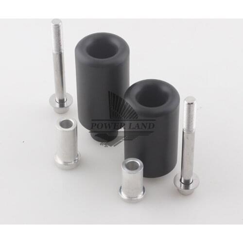 Motorcycle Falling Protectors Parts Delrin Frame Slider Anti Crash Frame Caps Black for Suzuki GSX-R 1000 2003-2004