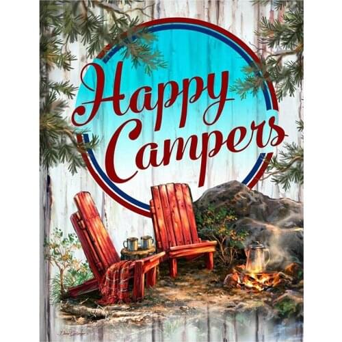 5D Diamond Painting Kits for Adults,Diamond Art Kit Camping Paint with Diamonds Rhinestone Full Drill Cross Stitch