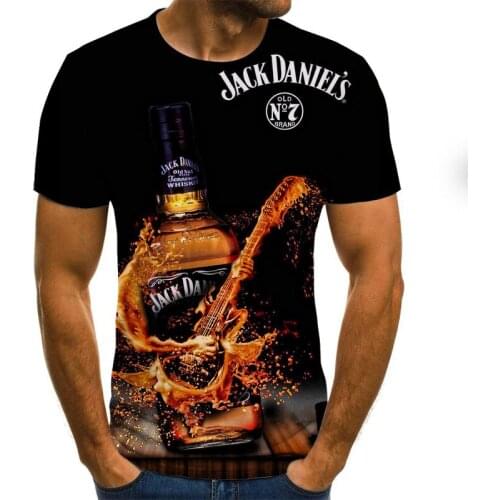 New Summer Fashion 3D printed mens T-shirt interesting casual short-sleeve mens Tee fashion hip-hop Streetwear dropshipping