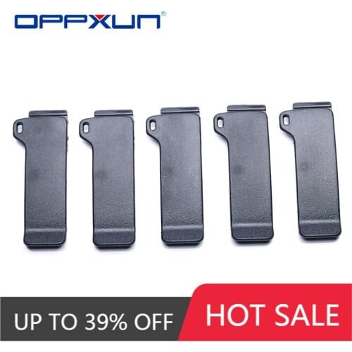 OPPXUN 5PCS Walkie Talkie Fittings Back Clamp for ICOM IC-A4. IC-A4C. IC-A4E. IC-F3. IC-F3S. IC-F4. IC-F4N. IC-F4S. IC-F4SR