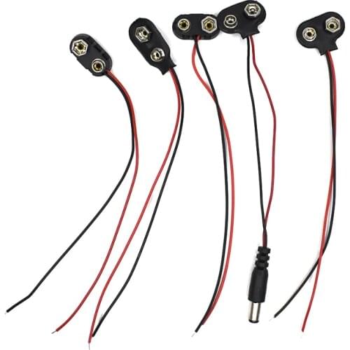 90 DC 9V Battery button power plug for Arduino Mega 2560 1280 UNO R3 132 9V battery buckle