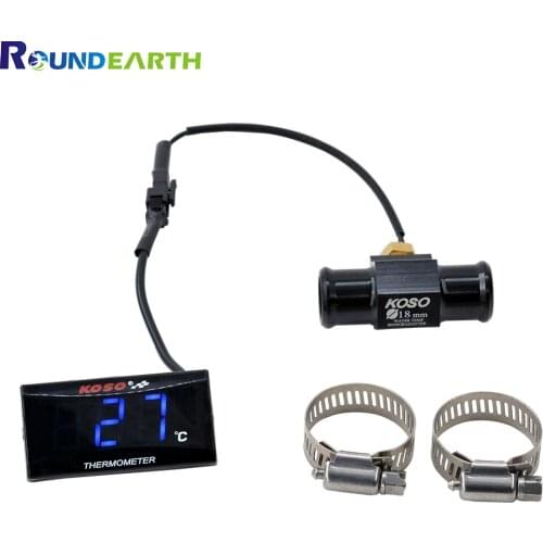 Motorcycle LCD Digital Display Water Thermometer Gauge 0-120 Celsius Scooter Temp Meter XMAX250 300 NMAX CB 400 CB500X Sensor