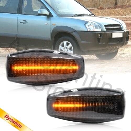2PC Amber LED Side Marker Light Turn Signal Indicator Lamp for Hyundai Sonata Tuscon JM Elantra XD Tiburon Coupé GK Accent