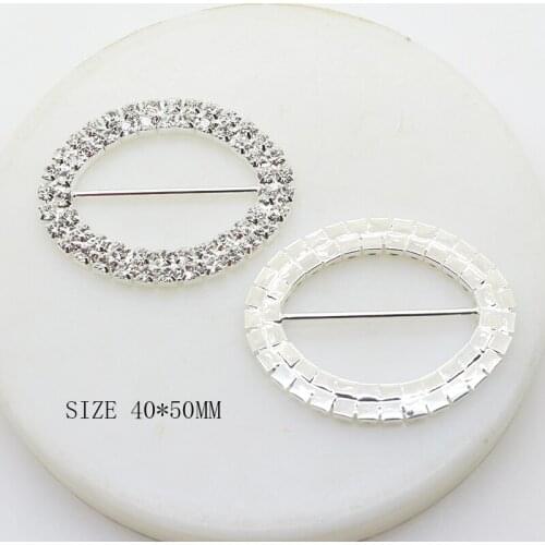 ZMASEY Fashion New 5Pcs 40*50mm Buckles Connectors Buckle Accessories For greeting card DIY Handwork Ribbon Decoration