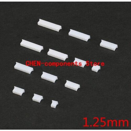 10pcs plastic shell 1.25mm pitch connector connector 2P3P4P5P6P7P8P9P10P--11P