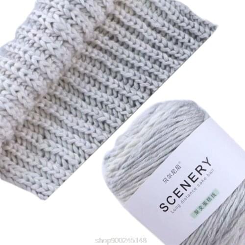 100g Worsted Hand Knitting Cake Yarn Gradient Ombre Crochet Woven Thread DIY Craft Scarf Sweater Coat N17 20 Dropshipping