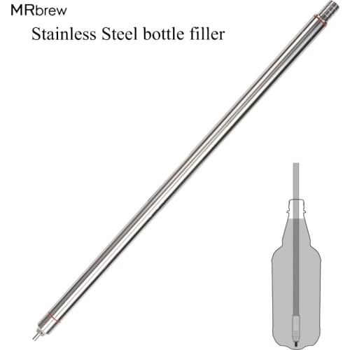 304 Stainless Steel Wine Beer Bottling Filler 13.7" length Spring Loaded Beer Bottle Filler Home Brewing