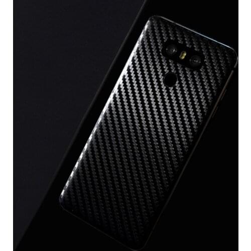 3D Carbon Fiber Skins Film Wrap Skin Phone Back Paste Sticker For LG V30 V40 G6 G7 Q Stylus+ Protective Film Sticker