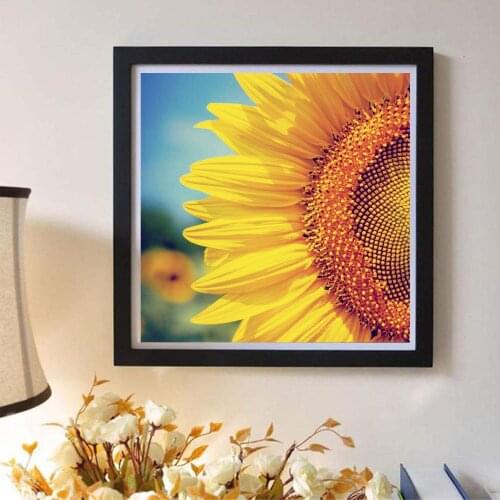 5D Diamond Painting Full Drill Cross Stitch Embroidery Diamond Painting Crystal RhinestoneSunflower Arts Craft Living Room Home