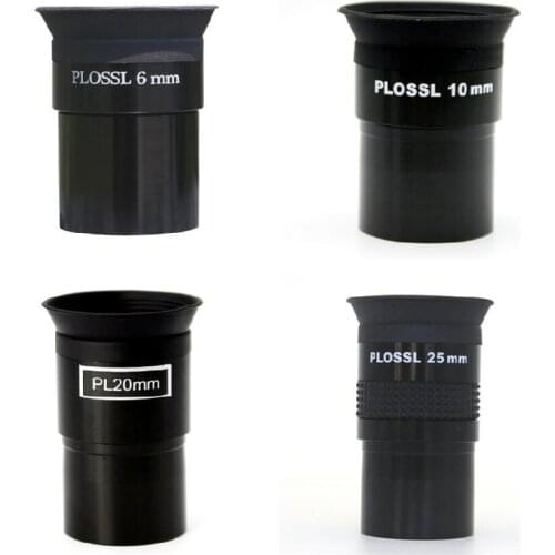 Datyson 1.25 Inch 6mm 10mm 20mm 25mm Civet Series PLOSSL 25mm Astronomical Telescope Eyepiece Accessory