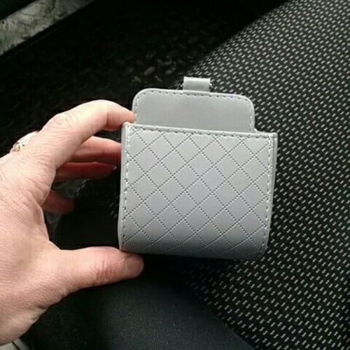 Car Air Vent Dashboard Tidy Hanging Leather Organizer Box for Citroen C-Quatre C-Triomphe Picasso C1 C2 C3 C4 C4L C5 Elysee