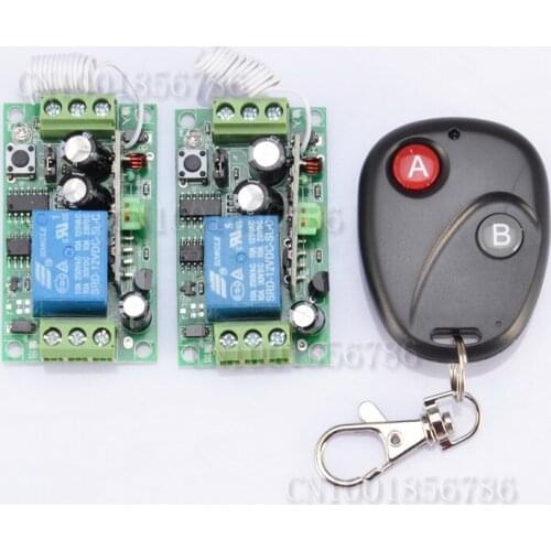 Free shipping 12V 1CH 315MHZ /433.92MHZ learning code RF wireless remote control switch system z-wave