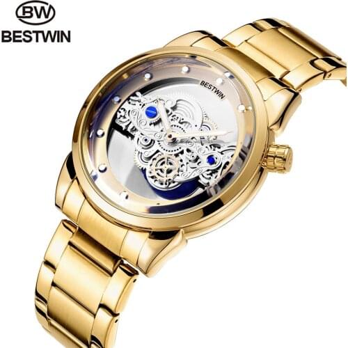 Hot Casual Fashion Luxury Brand BESTWIN Men Watches Waterproof Quartz Mens Stainles Steel Wrist Sport Watch clock reloj hombre