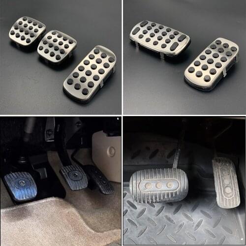 For Nissan Vertsa Note Sunny Micra Sylphy Livina X Trail T30 Car Accelerator Brake Gas Fuel Pedal Cover Auto Accessories