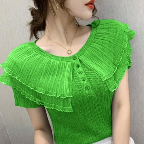 Lihahafang Knitted Blouses