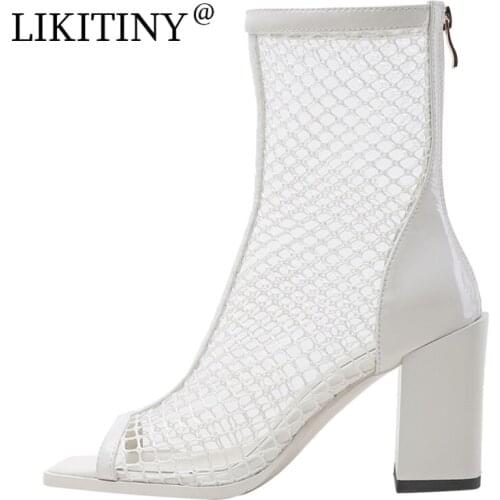 LIKITINY Women's Ankle Boots