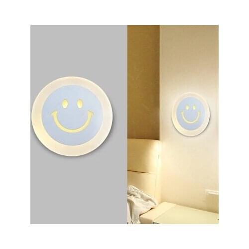 Simple Art Modern LED Wall Light Fixtures For Home Lighting Round Face Wall Sconces Bedside wall Lamps Lampara Pared