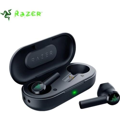 Razer Hammerhead True Wireless Half In-ear Wireless Bluetooth 5.0 Auto-Pairing Earphone Low Latency with 13mm Drivers Headphone
