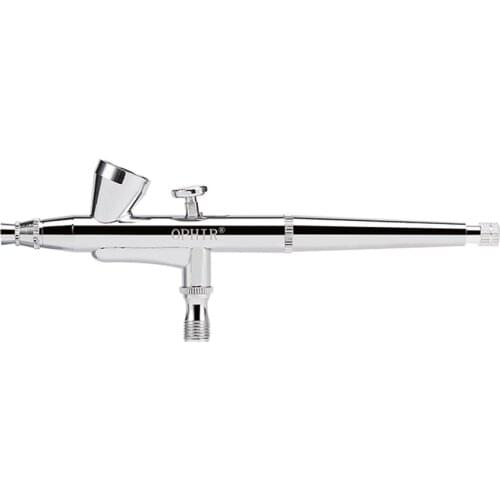 OPHIR 0.2mm Up Pot Dual Action Airbrush Kit Gun Airbrush Set Airbrushing for Model Hobby Body Paint Nail Art Cake_AC073