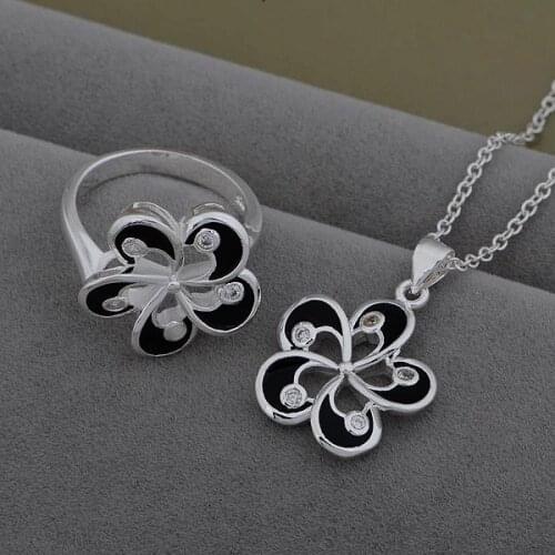 Wholesale High quality 925 silver Fashion jewelry necklace ring WT-546