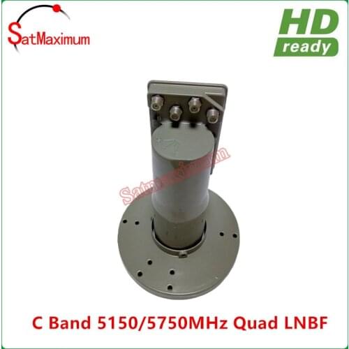 Satellite Dish TV Receiver LNB Quad Output With L.O Frequency 5150/5750MHz