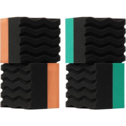 Uuniversal Tire Shine Applicator Waxing Sponge Tire Meter Rubber Polishing Sponge Car Cleaning Tools Auto Polishing Accessories