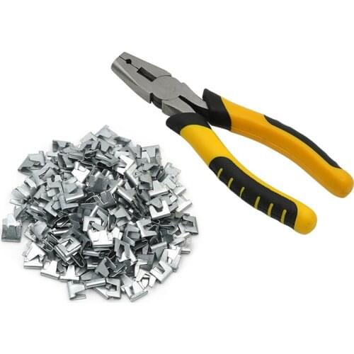 Pet Cage Installation 1 Pliers 300 Nails Chicken Quail Bird Rabbit And Repair Clamp Pliers Bayonet Nail Poultry cage accessories