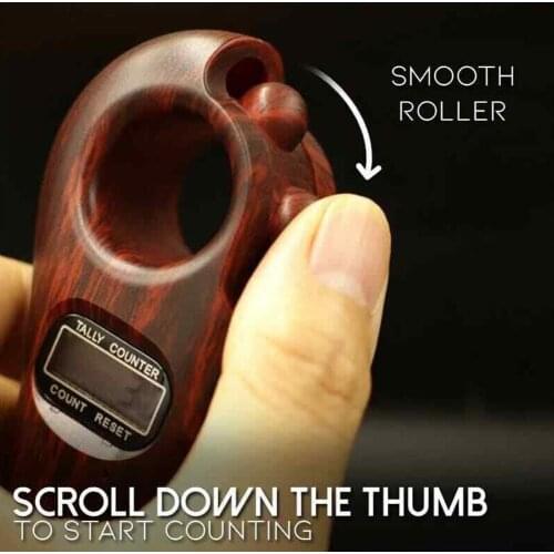 Rotating Prayer Beads With Led Digital Counter Portable Finger Tasbeeh Misbaha Counter Prayer Islamic Tasbih Muslim Eid Gifts