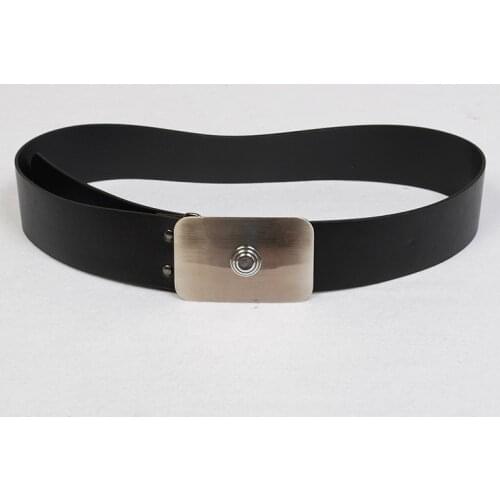 Star Cosplay Belt Imperial Naval Stormtrooper Officer Black Garbardine Leather Belt Cosplay Prop