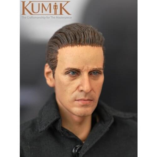 1/8 male soldiers kumik KM16-40 Korean male star hair hair head sculpt KNL HOBBY for action figures