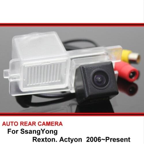 For SsangYong Rexton Actyon 2006 ~ Car Waterproof Night Vision trasera Rear View Reversing Backup Parking Camera SONY