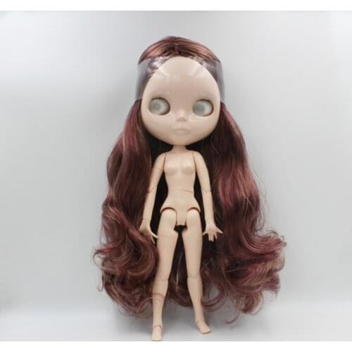 Free Shipping Top discount 4 COLORS BIG EYES DIY Nude Blyth Doll item NO.705EJ Doll limited gift special price cheap offer toy