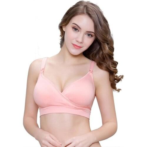 M L XL Breast feeding cotton Maternity Nursing Bras sleep bra for feeding pregnant women soutien gorge allaitement underwear