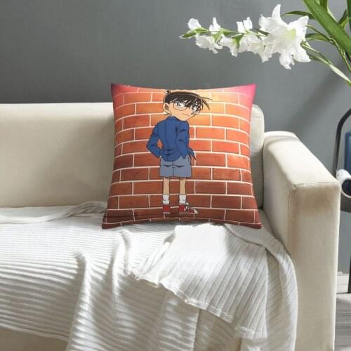 Detective Conan pillowcase printed cushion cover sofa waist pillow pillow cover