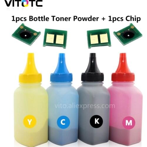 1pc Color Toner Powder Compatible For HP LaserJet M176 M176n M177 M177fw Toner 130A CF350A CF351A CF352A CF353A With Reset Chips
