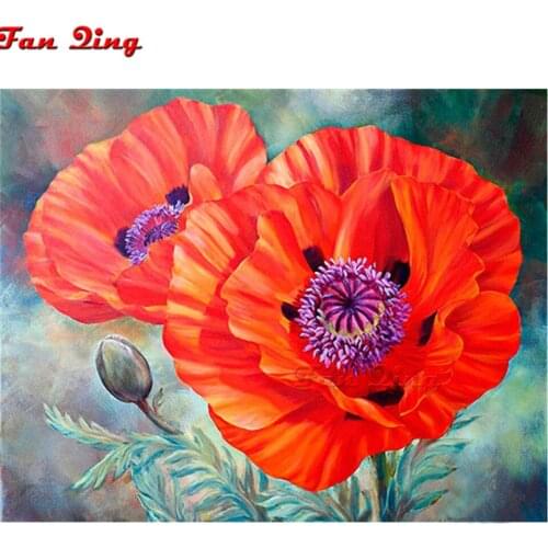 FANQING Painting Flowers By Numbers