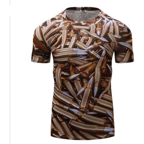 Summer Camouflage 3D Bullet Printed T-shirt Men Women Fashion 3D T Shirt Short Sleeve Harajuku Hip Hop Cute Tshirt